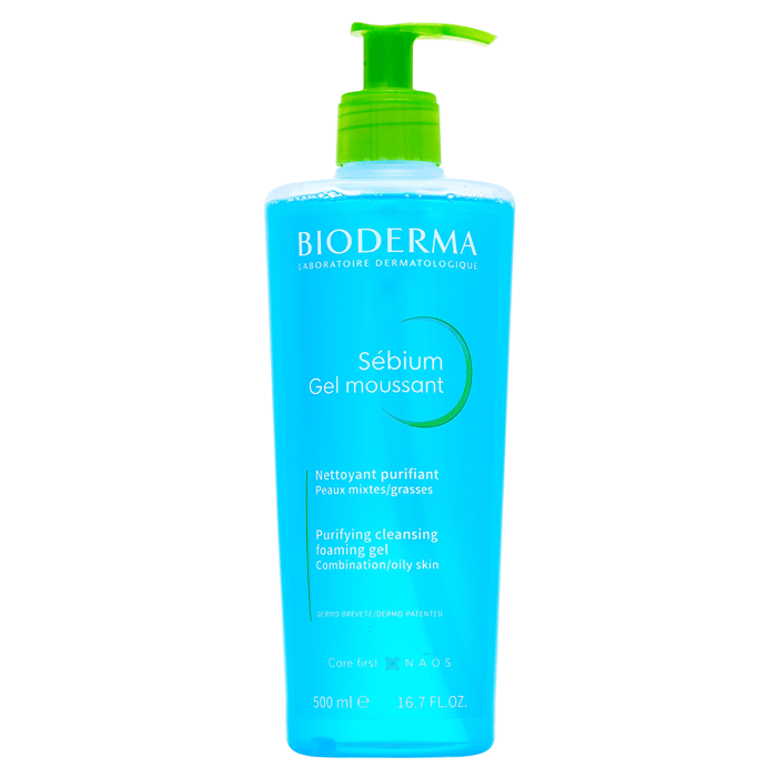 BIODERMA SEBIUM GEL MOUSSANT LIMPEZA PURIFICANTE 500ML