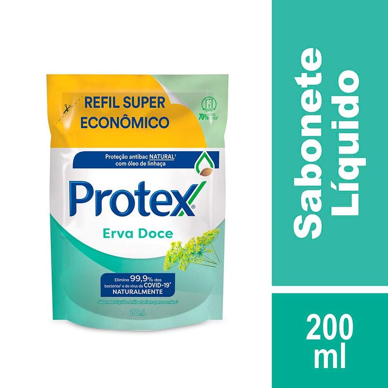 SABONETE LIQUIDO PROTEX ERVA DOCE REFIL 200ML