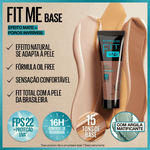 BASE LIQUIDA MAYBELLINE FIT ME COR 080 CLARO ELEGANTE 30ML