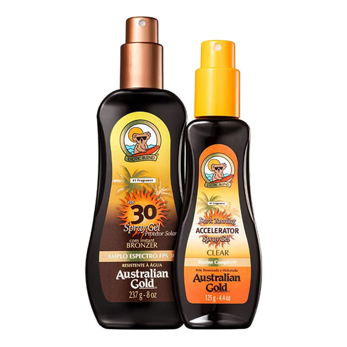 KIT AUSTRALIAN GOLD BRONZ SPRAY 237+ 125G