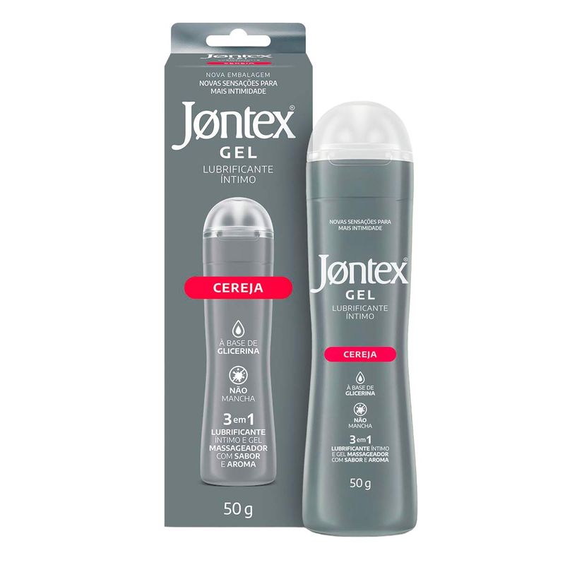 JONTEX GEL LUBRIFICANTE INTIMO 3EM1 CEREJA 50G