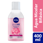 NIVEA AGUA MICELAR BIFASICA AGUA DE ROSAS 400ML