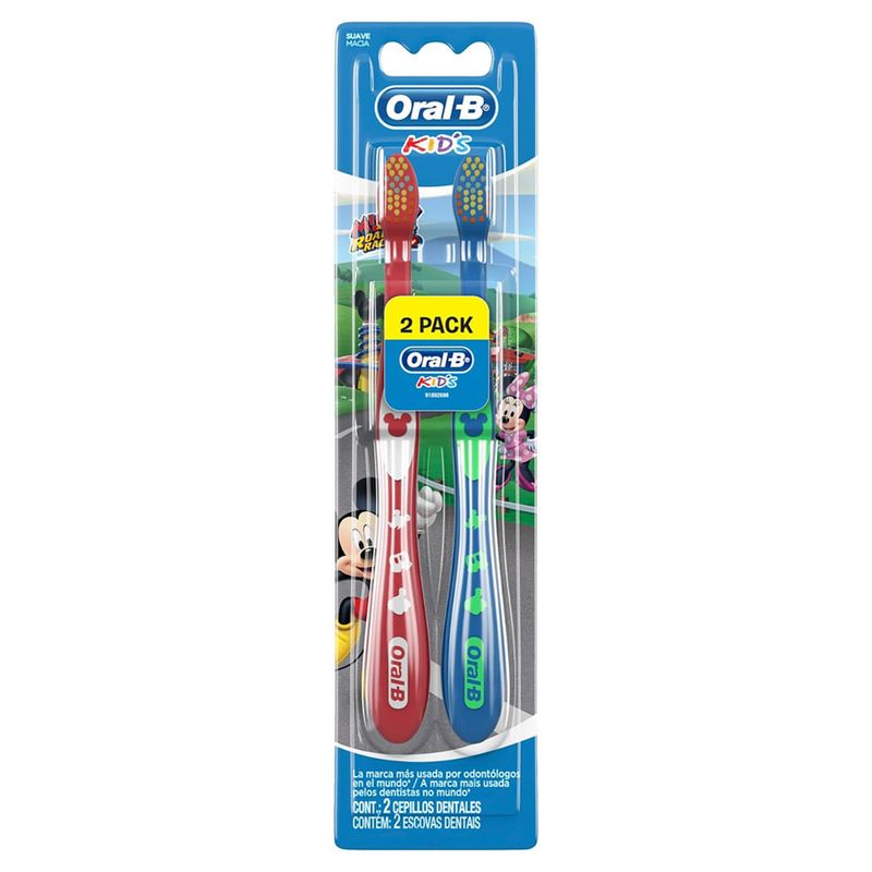 ESCOVA DENTAL INFANTIL ORAL B KIDS MICKEY MACIA 2UN