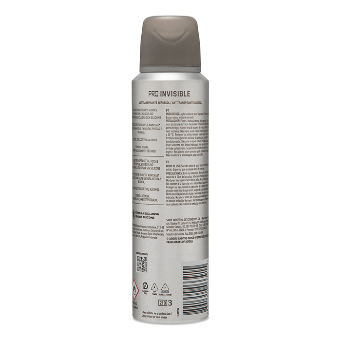 DESODORANTE ADIDAS AE PRO INVISIBLE MASCULINO 150ML