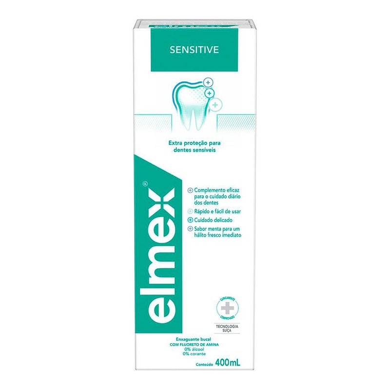 ENXAGUATORIO BUCAL ELMEX SENSITIVE 400ML