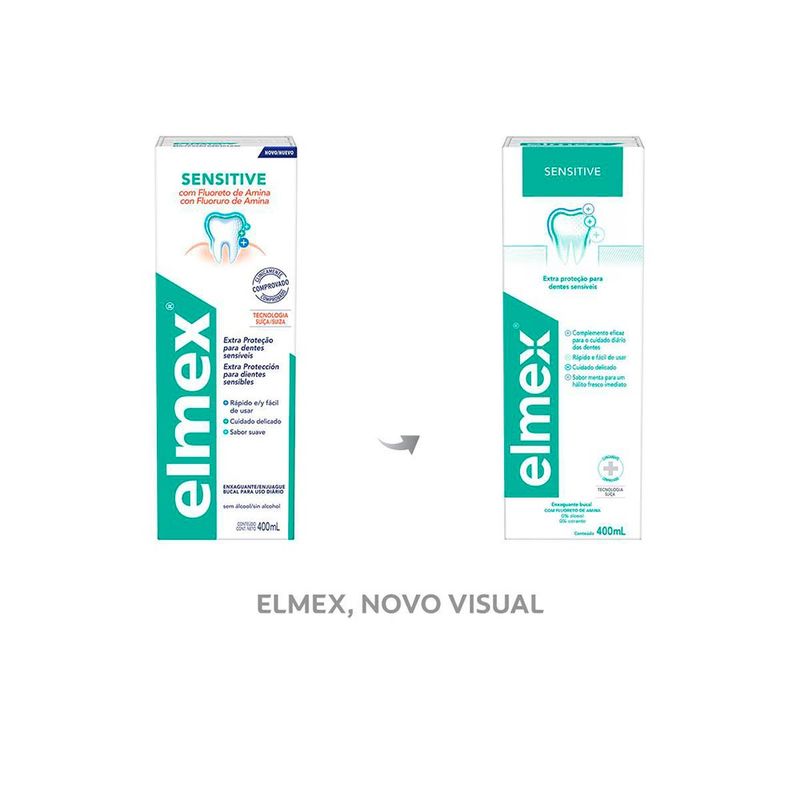 ENXAGUATORIO BUCAL ELMEX SENSITIVE 400ML