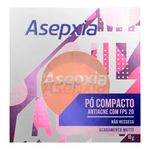 ASEPXIA MAQUIAGEM ANTIACNE PO COMPACTO FACIAL BEGE CLARO FPS