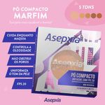 ASEPXIA MAQUIAGEM ANTIACNE PO COMPACTO FACIAL BEGE CLARO FPS