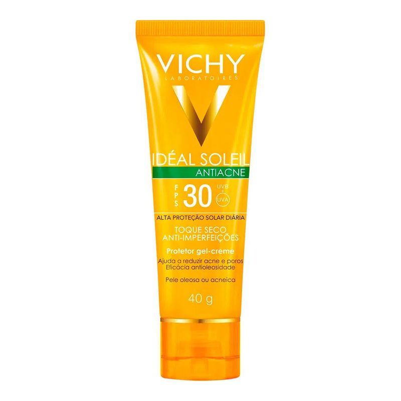 VICHY IDEAL SOLEIL PROTETOR SOLAR TOQUE SECO ANTIACNE FPS30
