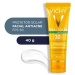 VICHY IDEAL SOLEIL PROTETOR SOLAR TOQUE SECO ANTIACNE FPS30