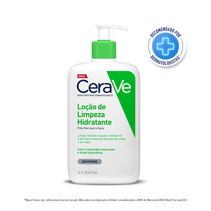 CERAVE LOÇAO DE LIMPEZA HIDRA ROSTO/CORPO NORMAL/SECO 473ML