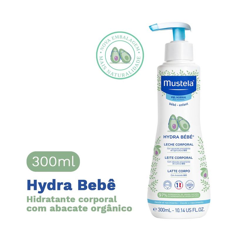 MUSTELA HYDRA BEBE HIDRATANTE CORPORAL 300ML PUMP