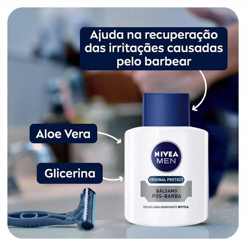 NIVEA BALSAMO POS BARBA HIDRATANTE AFTER SHAVE 100ML