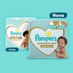 FRALDA PAMPERS PREMIUM CARE M 34UN