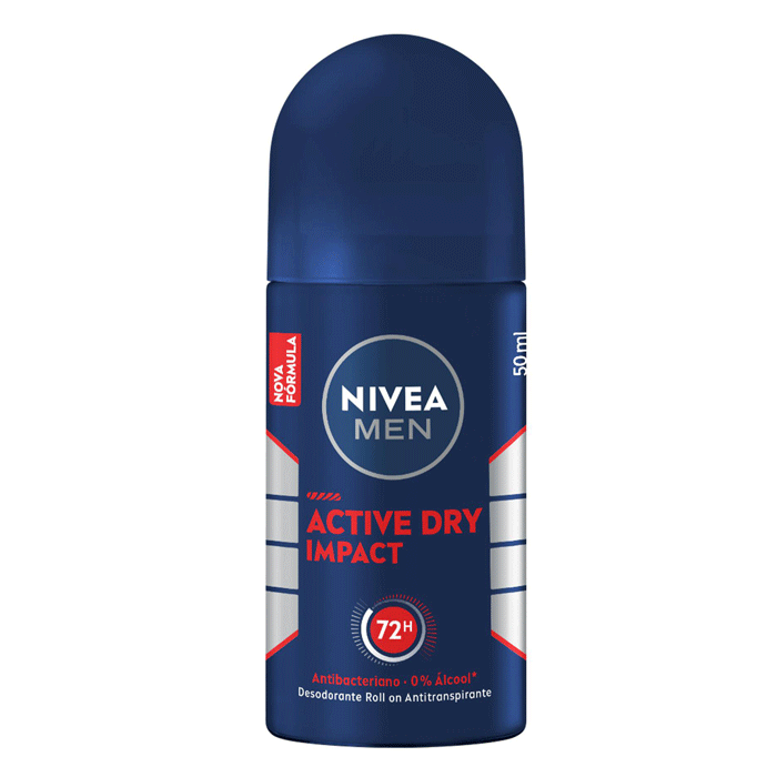 NIVEA DESODORANTE ROLL ON DRY IMPACT MEN 50ML