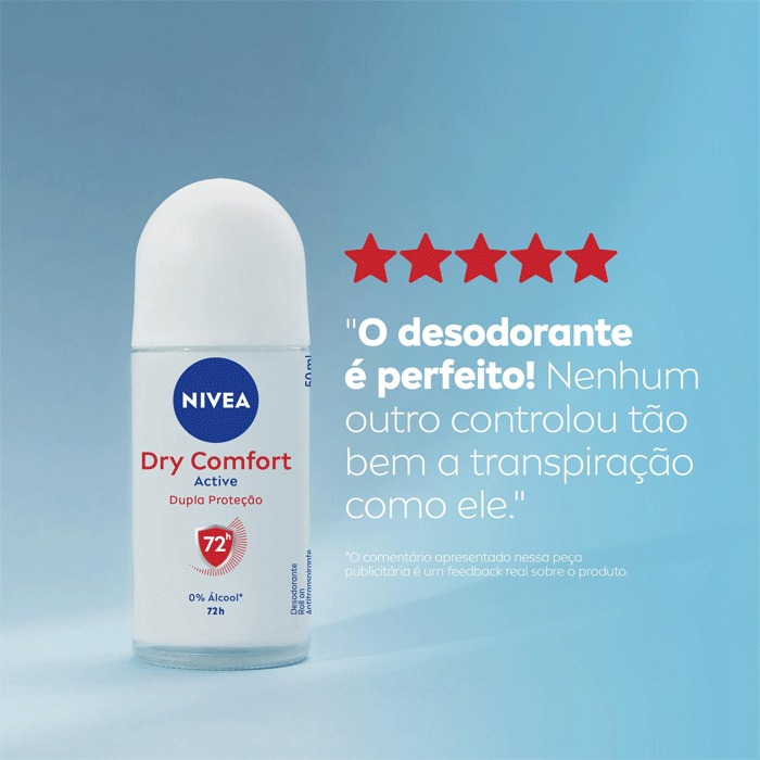 NIVEA DESODORANTE ROLL ON DRY COMFORT 50ML
