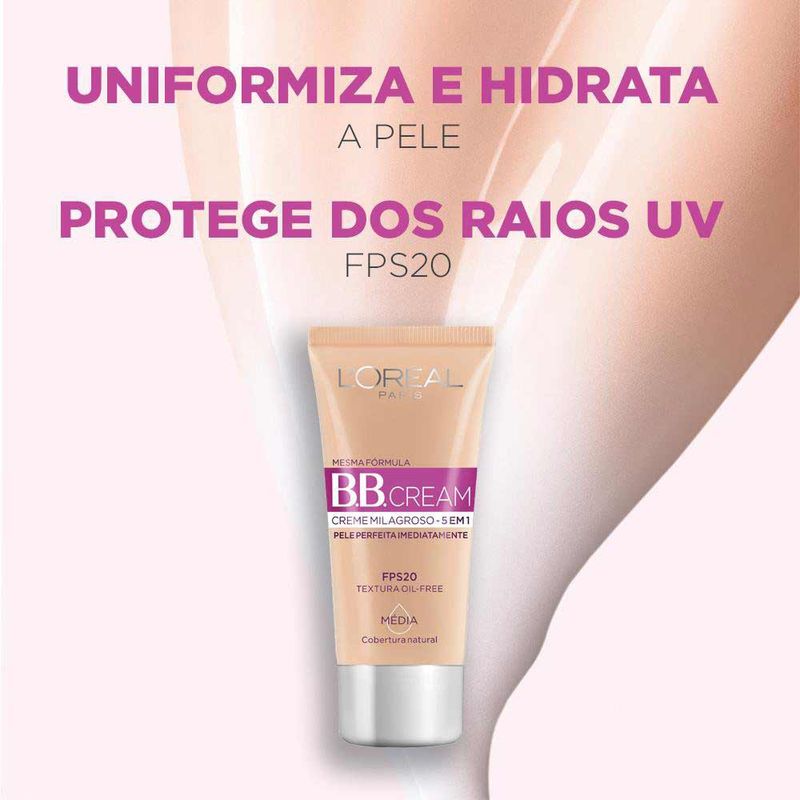 LOREAL EXPERTISE BB CREAM 5EM1 MORENA OIL FREE FPS20 30ML