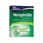 NEOPIRIDIN MENTA 12PASTILHAS