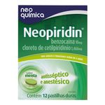 NEOPIRIDIN MENTA 12PASTILHAS