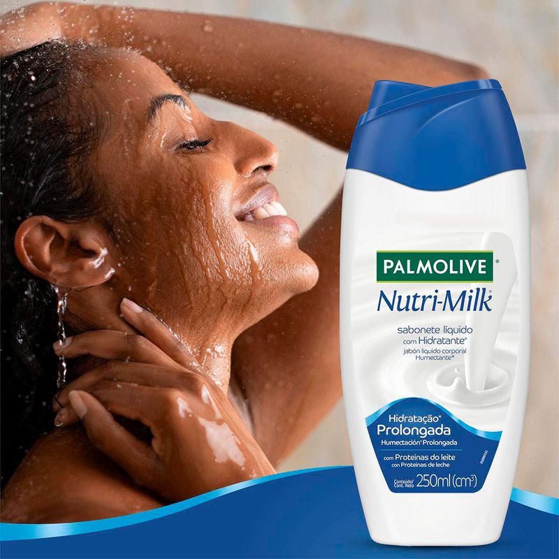 SABONETE LIQUIDO PALMOLIVE NUTRI MILK 250ML