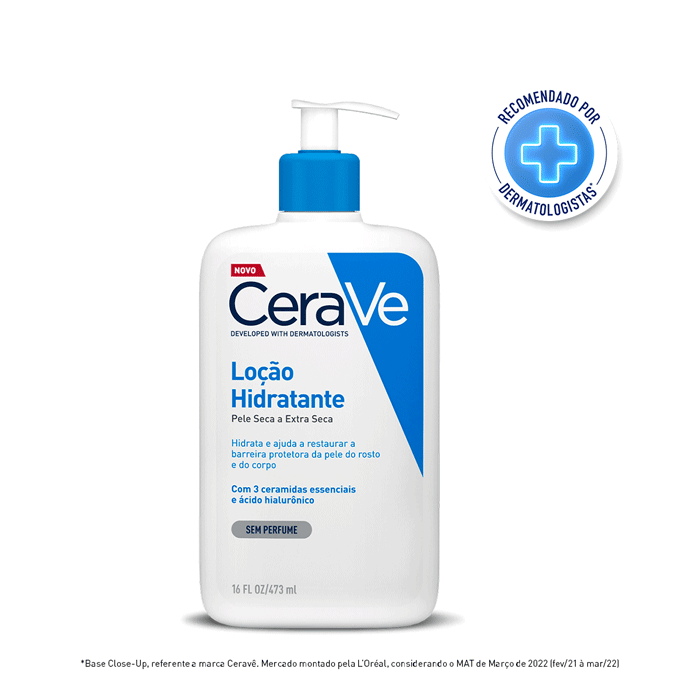 CERAVE LOÇAO HIDRATANTE PELE SECA/EXTRA SECA S/PERFUME 473ML