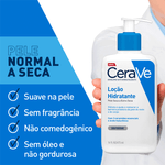 CERAVE LOÇAO HIDRATANTE PELE SECA/EXTRA SECA S/PERFUME 473ML
