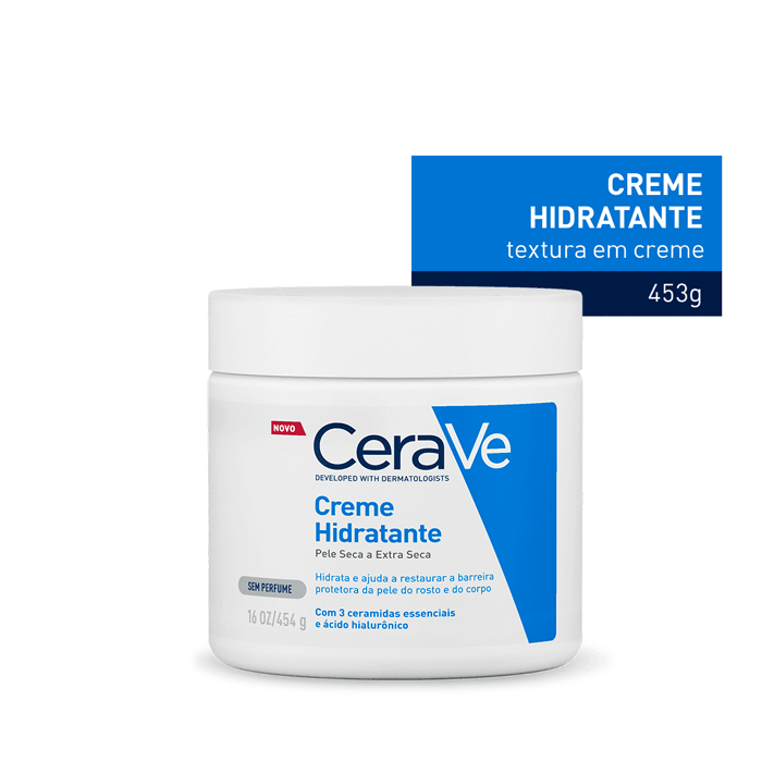 CERAVE CREME HID PELE SECA A EXTRA SECA SEM PERFUME 454G