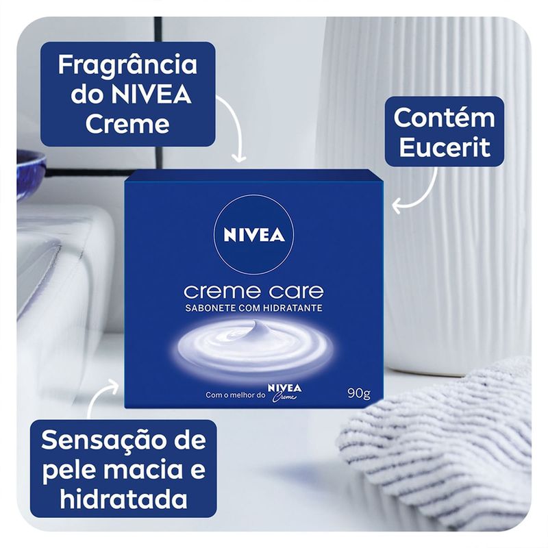 NIVEA SABONETE CREME CARE 90G LEVE6 PAGUE5