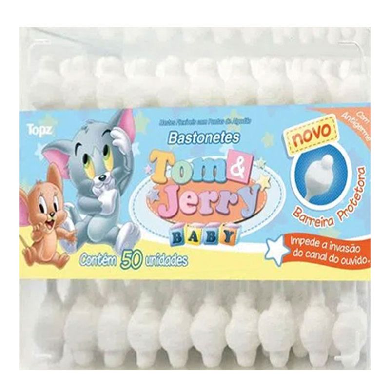 TOPZ HASTES FLEXIVEIS BABY TOM E JERRY 50UN