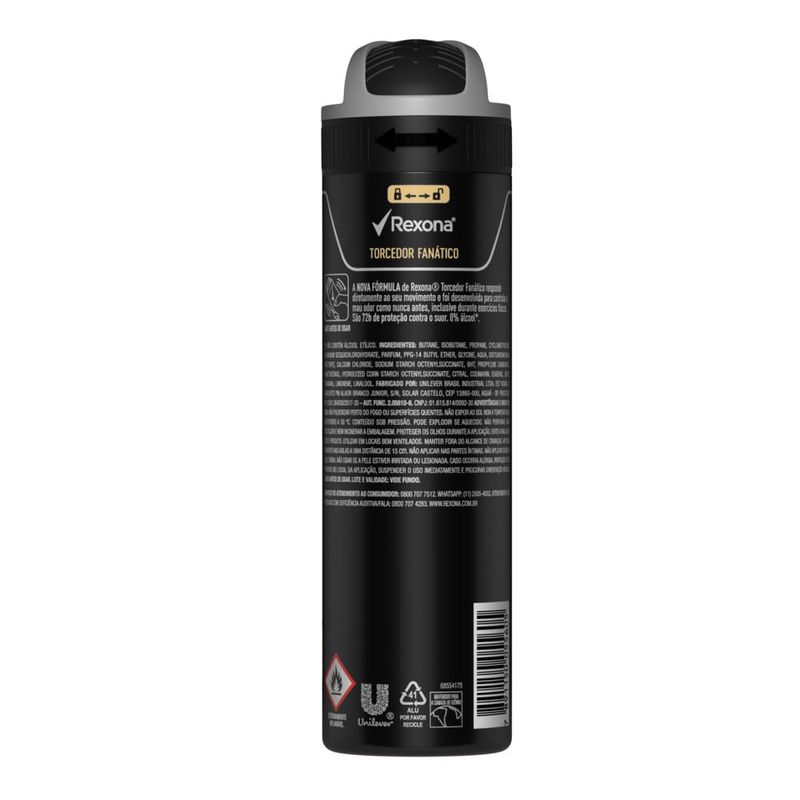 DESODORANTE REXONA AE TORCEDOR FANATICO MEN 150ML
