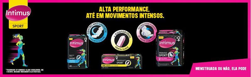 ABSORVENTE INTIMUS SPORT ULTRAFINO SUAVE 8UN