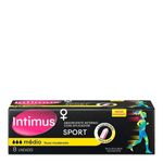 ABSORVENTE INTIMUS INTERNO SPORT MEDIO COM APLICADOR 8UN