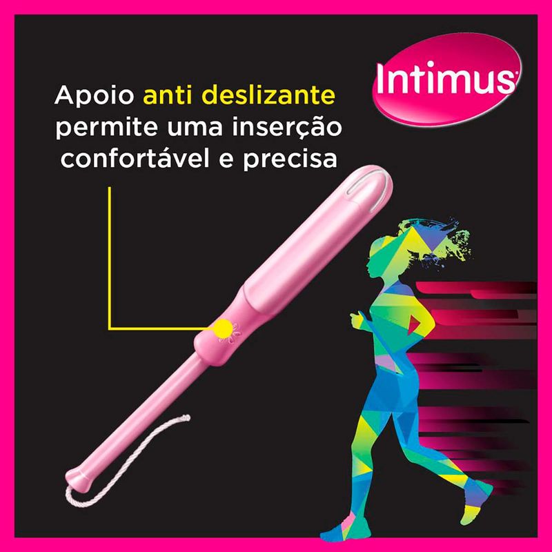 ABSORVENTE INTIMUS INTERNO SPORT MEDIO COM APLICADOR 8UN