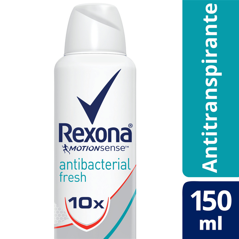 DESODORANTE REXONA AE ANTIBACTERIAL FRESH WOMEN 150ML