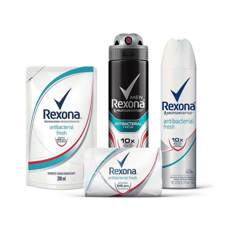DESODORANTE REXONA AE ANTIBACTERIAL FRESH WOMEN 150ML