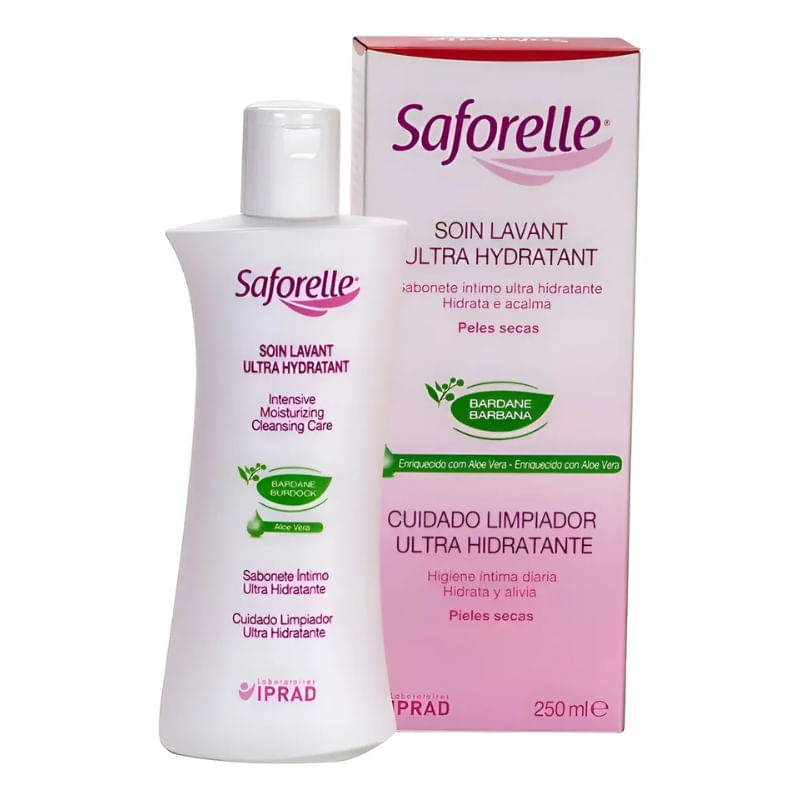 SAFORELLE SABONETE LIQUIDO INTIMO ULTRA HIDRATANTE 250ML