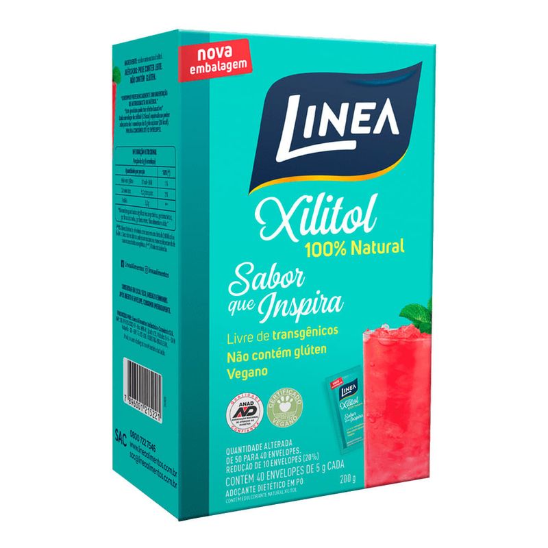 ADOÇANTE LINEA XILITOL 40ENVELOPES