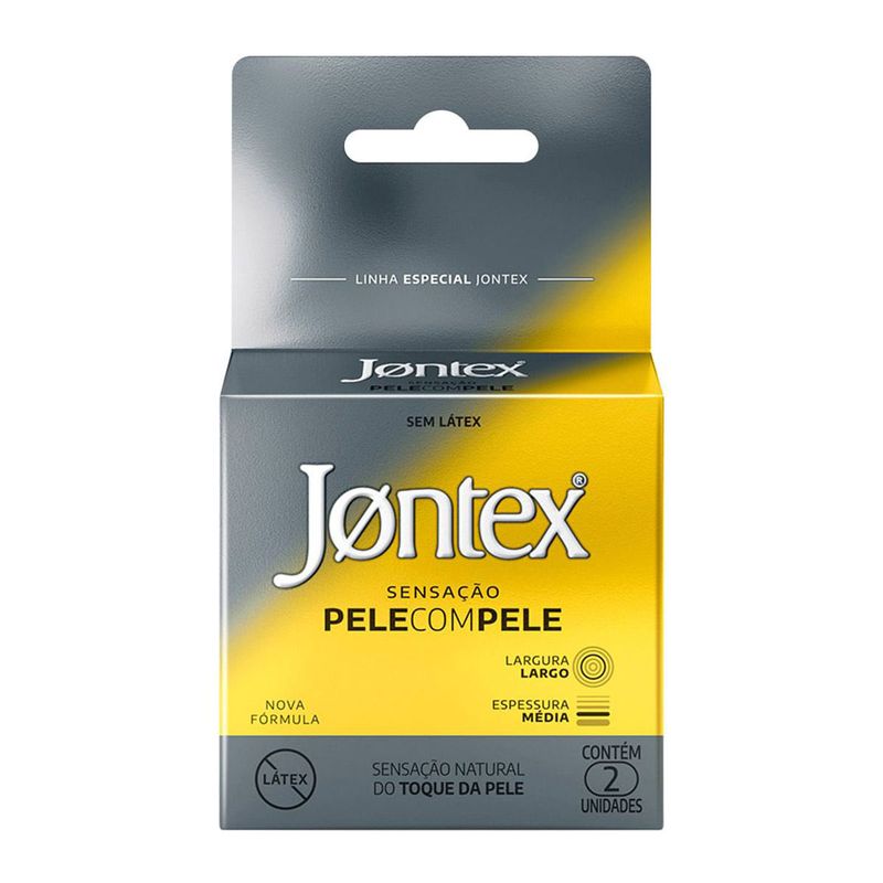 PRESERVATIVO JONTEX SENSAÇAO DE PELE COM PELE 2UN