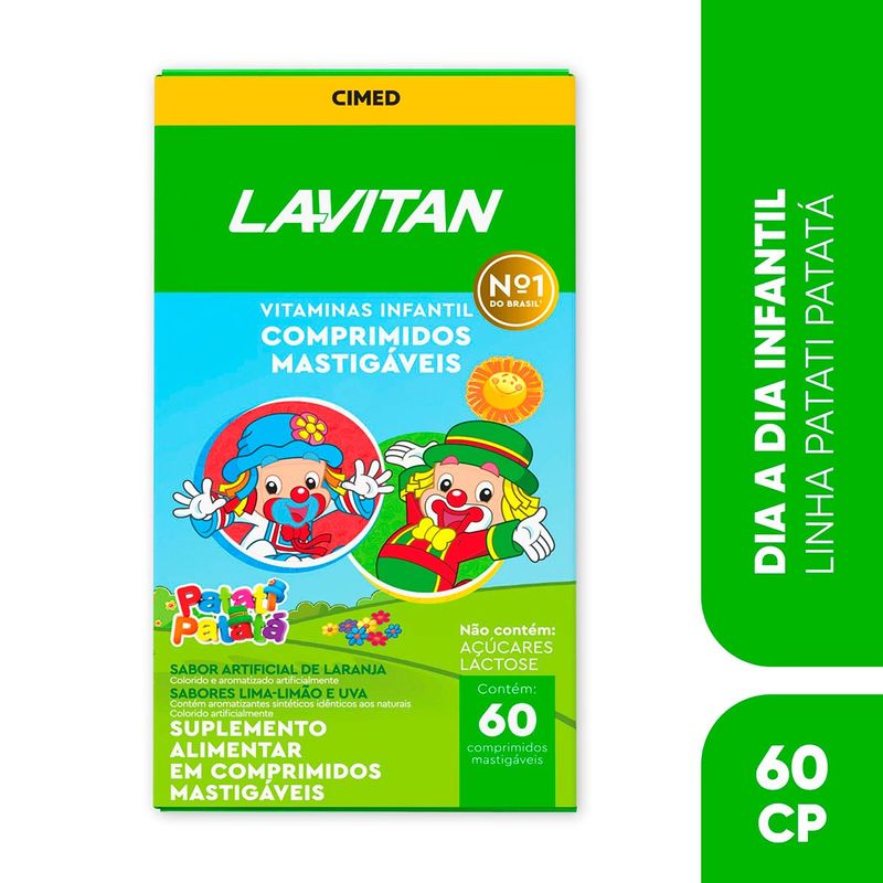 LAVITAN KIDS LIMA LIMAO MASTIGAVEIS 60CPR