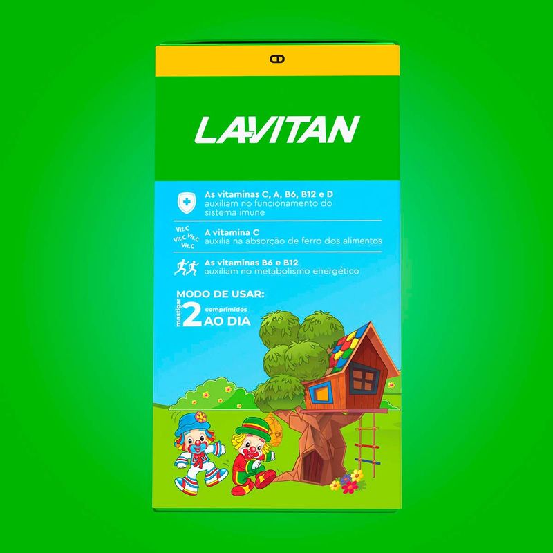 LAVITAN KIDS LIMA LIMAO MASTIGAVEIS 60CPR