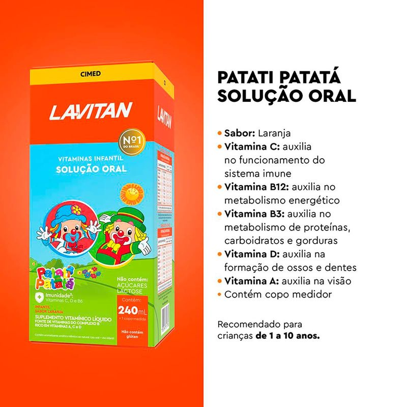 LAVITAN KIDS SOLUÇAO ORAL 240ML