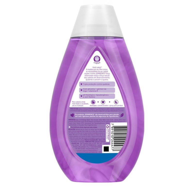 SHAMPOO JOHNSONS BABY FORÇA VITAMINADA 400ML