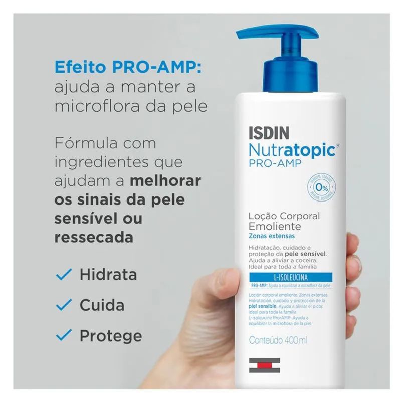 NUTRATOPIC PRO-AMP LOÇAO EMOLIENTE 400ML