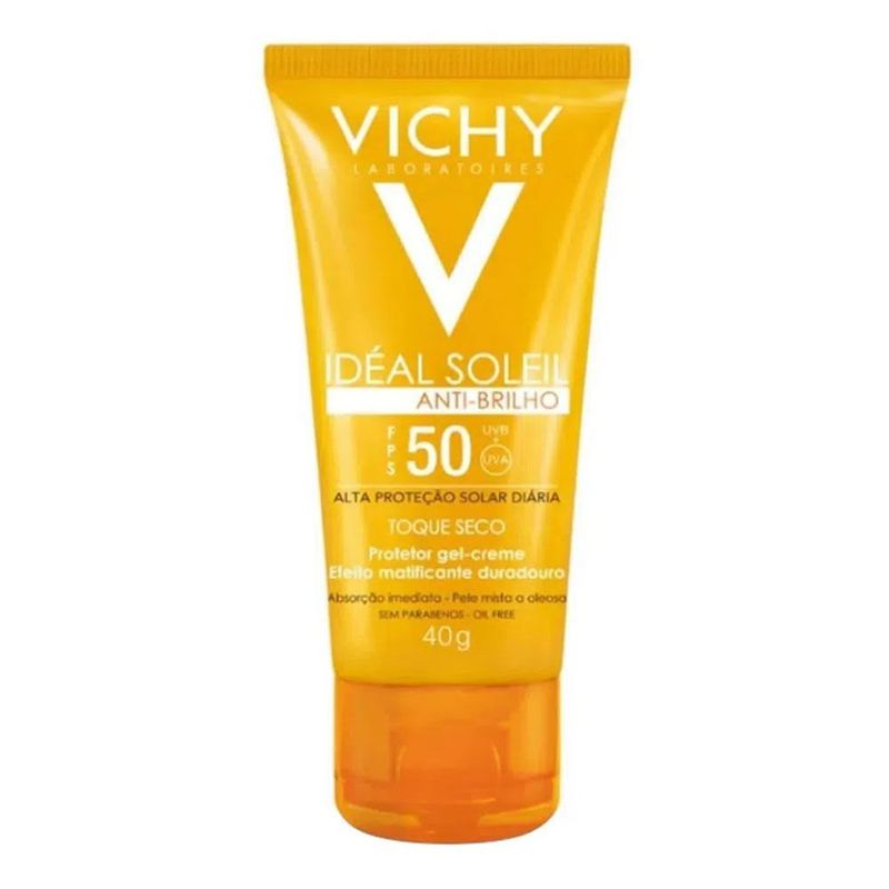 VICHY IDEAL SOLEIL PROTETOR SOLAR TOQUE SECO ANTIBRILHO FPS3