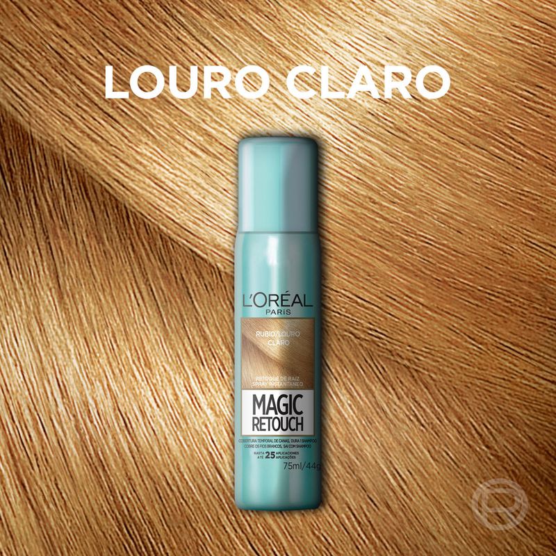 RETOQUE RAIZ LOREAL MAGIC RETOUCH SPRAY INSTANTANEO LOURO CL