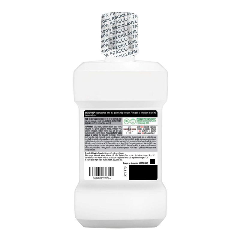 LISTERINE ENXAGUATORIO BUCAL WHITENING EXTREME 473ML