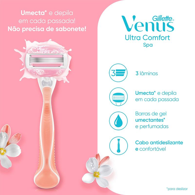 APARELHO GILLETTE VENUS SPA