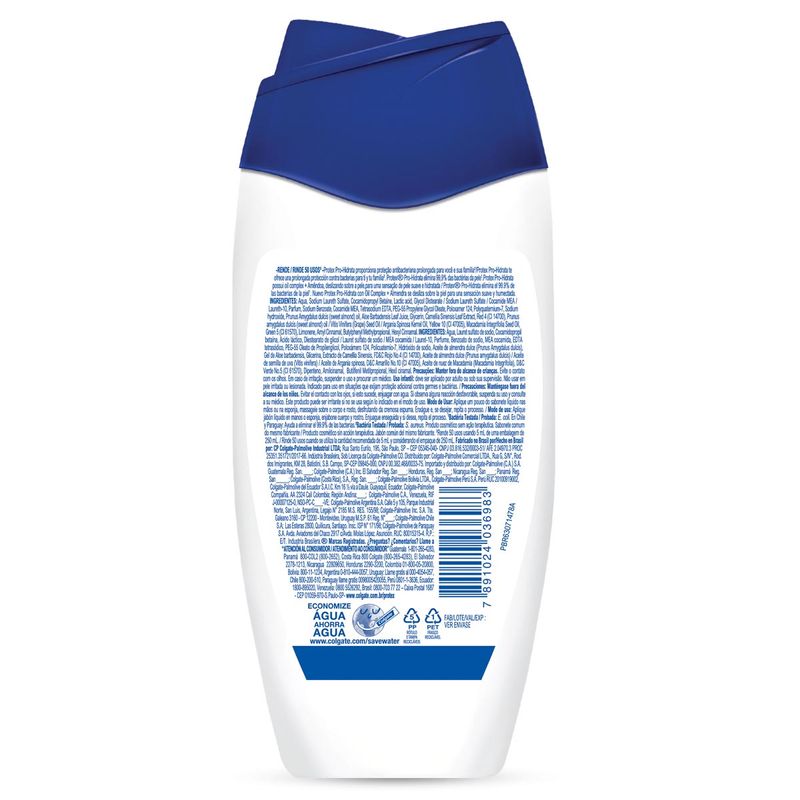 SABONETE LIQUIDO PROTEX PRO HIDRATA AMENDOA 250ML