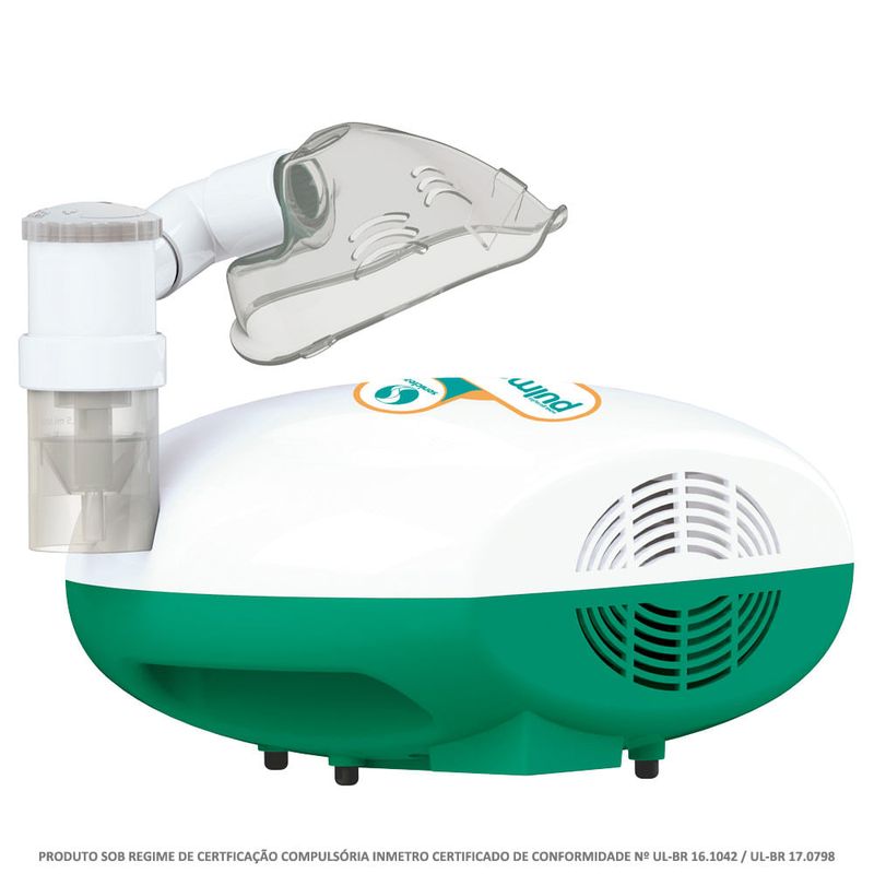 INALADOR NEBULIZADOR PNEUMATICO A JATO DE AR PULMOPAR PLUS