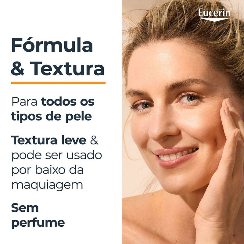 EUCERIN SUN PROTETOR SOLAR FACIAL FLUIDO ANTI IDADE  FPS50 5